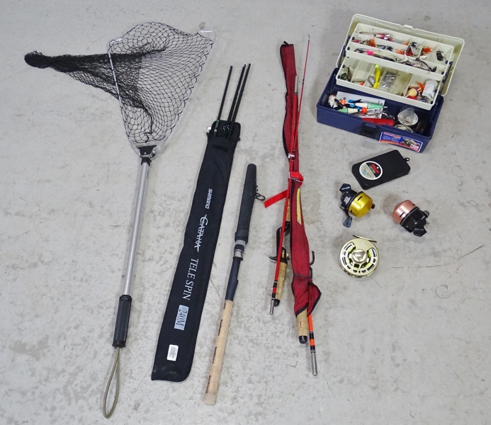 Parti fiskeutrustning, ABU m. fl.