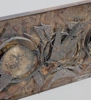 Väggrelief, metall, Knud Rasmussen