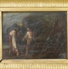 Äldre oljemålning, guldram