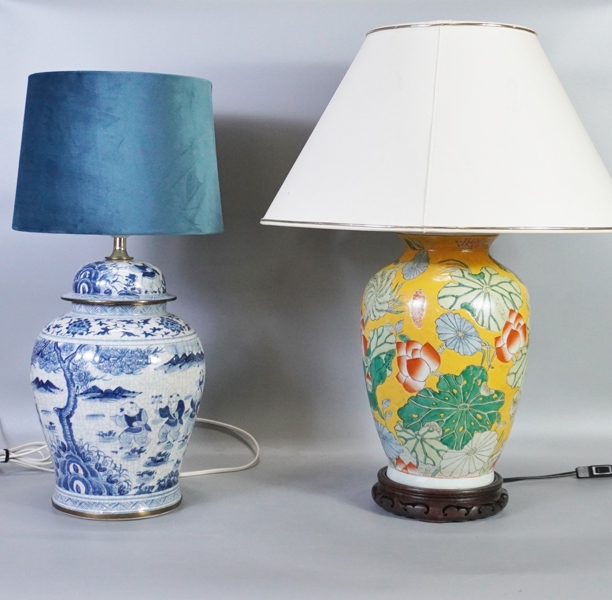2 st bordslampor, orientalisk stil