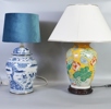 2 st bordslampor, orientalisk stil