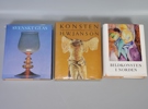 4 st böcker, konst & relaterat