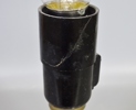 Bordslampa, glas, 1900-tal