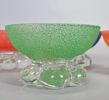4 st dessertskålar, Trelleborgs Glasbruk, 1900-tal