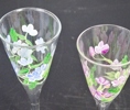 6+5 st snapsglas, handmålade