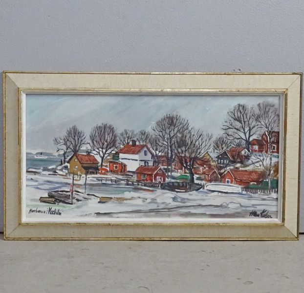 Oljemålning, Vaxholm, Håkan Karlson