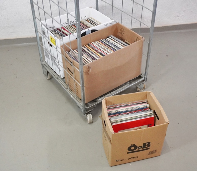 Parti vinylskivor, LP, blandade genrer