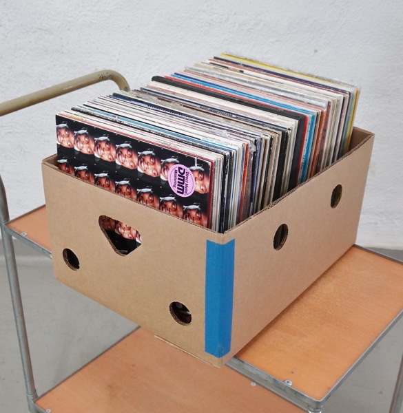 Parti vinylskivor, LP, mestadels Jazz