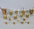 Samling mortlar, 16 delar, 1900-tal