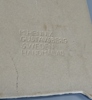 Relief, "Hund i stol" Margareta Hennix, Gustavsberg