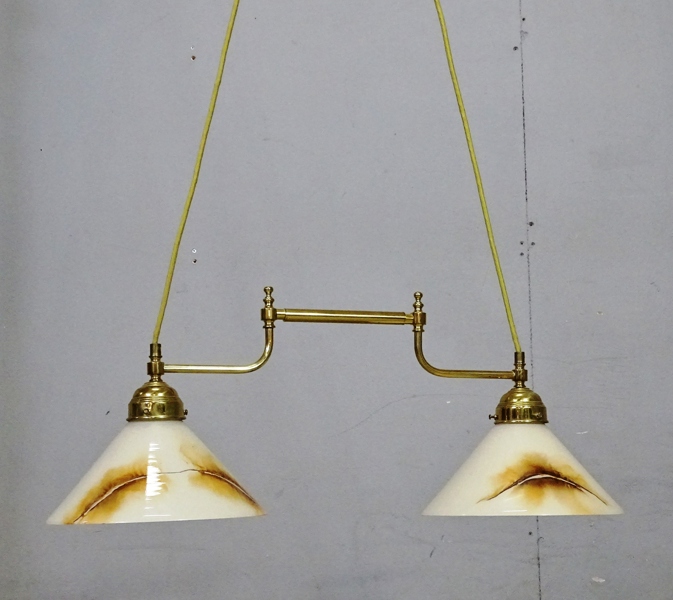 Taklampa "Spelbordslampa" 1900-talets andra hälft