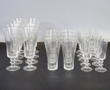 Glasservis "Chevalier" Bengt Orup, Johansfors, 1900-tal, 16 delar