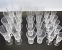 Glasservis "Chevalier" Bengt Orup, Johansfors, 1900-tal, 16 delar