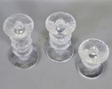3 st ljusstakar, Timo Sarpaneva, Iittala, Finland