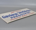 Reklamskylt "Göteborgs Jästfabriks Presstjänst" 1900-talets mitt