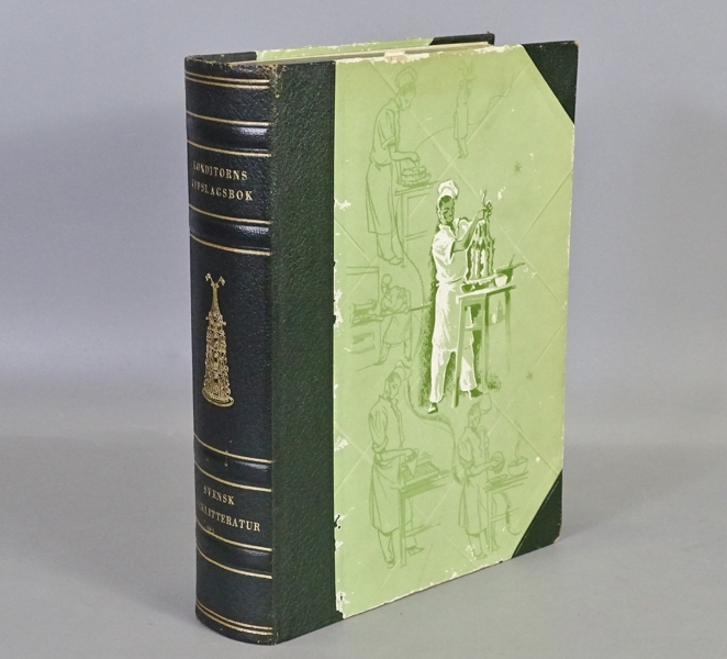 Bok, "Konditorns uppslagsbok" Migg Spörndly, Svensk facklitteratur Malmö, 1952