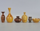 Parti miniatyrer, skål, vaser samt figuriner, 13 delar, 1900-tal