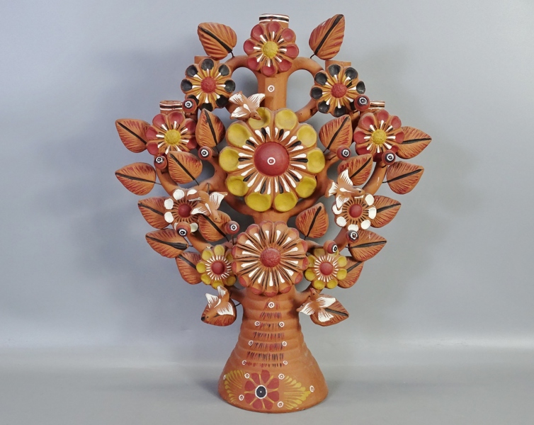 Ljusstake "Livets träd" 1900-tal, Mexico
