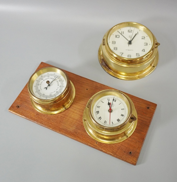 2+1 st skeppsur/barometer, 19/2000-tal