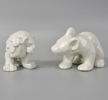 2 st figuriner, Upsala-Ekeby, stengods