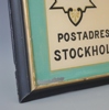 Reklamskylt, glas, "Prima Pressjäst"