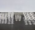 Parti glas, snaps-, likör-, starkvin- samt selterglas
