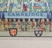 Kartbild Cambrigdge, tryck efter Kerry Lee, Pictorial Maps Ltd, 1900-talets andra hälft