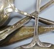sockerströare samt såsslevar, silver, 1900-talets första hälft