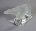 Glasskulptur "Isbjörn" troligen Tyko Axelsson, Reijmyre