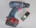 Skruvdragare samt lasermätare, Bosch, GSR 12-2 och Zamo