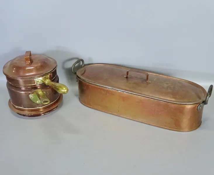 2 st kopparföremål