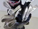 Golfbag med klubbor