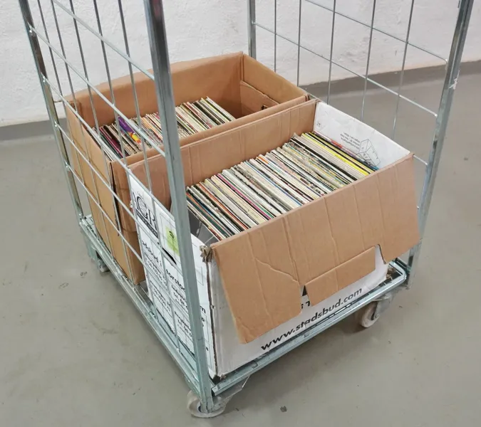 Parti vinylskivor, LP, blandade genrer