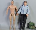 2 st Action-figurer, med tillbehör