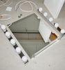 Sminkbord, barpall, belysning & spegel, IKEA, 2000-tal