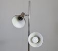 Golvlampa, metall, 2 ljuspunkter