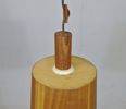 Taklampa, teak, 1950/60-tal