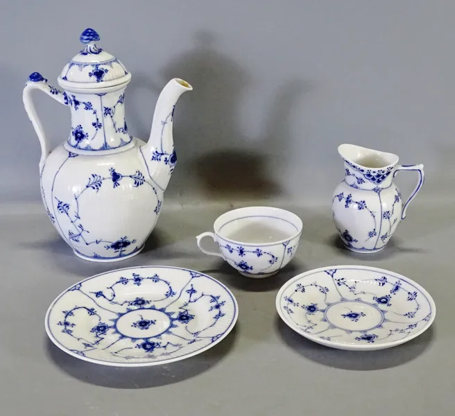 Servisdelar "Musselmalet" Royal Copenhagen