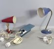 3 st vägg- / bords -lampor, 1950/60-tal