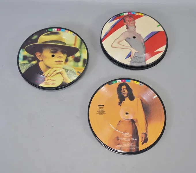 Parti vinylskivor, singel, David Bowie