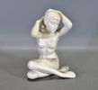 Figurin, "Sittande kvinna" Gerhard Skrobek, Goebel, Tyskland, 1960