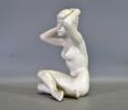 Figurin, "Sittande kvinna" Gerhard Skrobek, Goebel, Tyskland, 1960