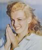 Affisch, ramad, "Marilyn Monroe" efter fotografi av André de Dienes, 1980-tal