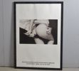 Utställningsaffisch, ramad "80 fotografers bilder ur en privat samling" Bildmuseet Umeå, 1999