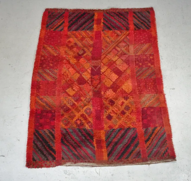 Ryamatta, "Bjälbo", Marianne Richter, AB Wahlbecks fabriker, 1960/70-tal