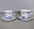 Diverse porslin, Musselmalet, Royal Copenhagen, Danmark, 1900-tal