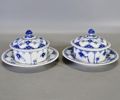 1 par smörterinner, Royal Copenhagen, Danmark, 1900-tal
