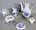 Kaffeservis "Blå blomst" Royal Copenhagen, Danmark, 1900-tal
