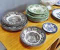 Parti diverse porslin, bl. a. Wedgewood, Gustavsberg m. fl. 1900-tal