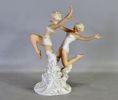 Figurin "Dansande flickor" Schaubach kunst, Tyskland, 1900-tal